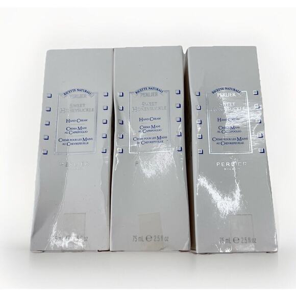 Perlier Sweet Honeysuckle Extra Soft Hand Cream 2.5 OZ. - 3 PACK - NEW! - Picture 1 of 3